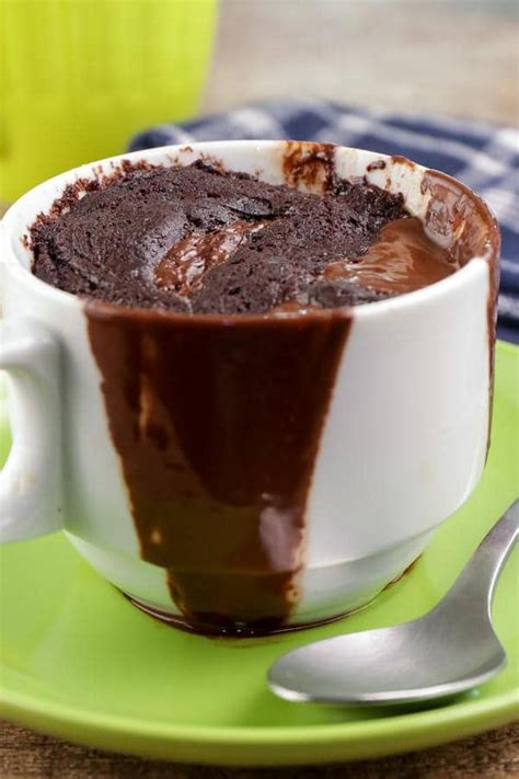 chocolate mug cake chocolate cake mug recipe quick easy minute microwave fudgy