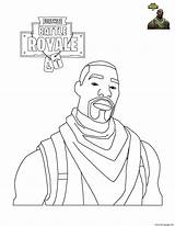 Coloring Fortnite Character Pages Printable Print sketch template