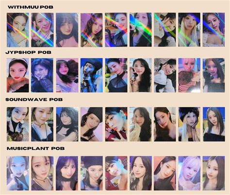 ready   digipack pob photocard pc krmerch