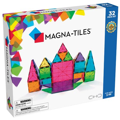 magna tiles clear colors  piece set magna tiles