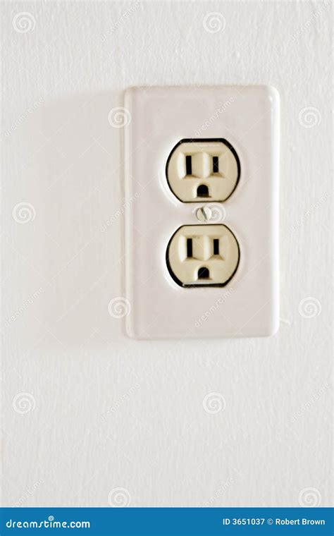 electrical outlet stock image image  faceplate polarized