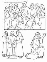Apostles Coloring Lds Twelve Disciples Calling Coloring4free Apotres Heubl Flannel Jésus Designlooter Histoires sketch template