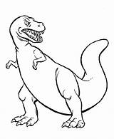 Coloring Tyrannosaurus Rex Popular sketch template