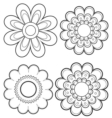 coloring pages  adults flowers  flower sheets