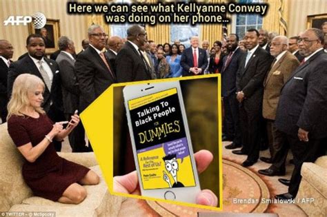 Kellyanne Conway S Oval Office Gaffe Gets Meme Treatment