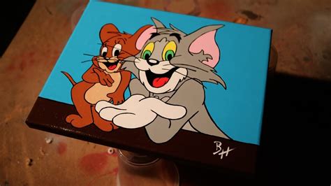 time lapse tom  jerry painting youtube