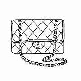 Chanel Handbag Hq Coloring Book Freepngimg sketch template