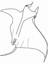 Ray Manta Coloring Pages Drawing Hungry Getdrawings Getcolorings Printable sketch template