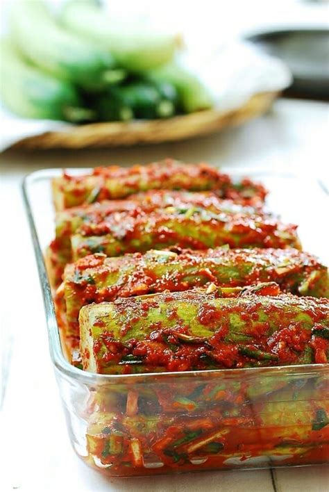 oi sobagi stuffed cucumber kimchi recipe with images cucumber kimchi interesting food