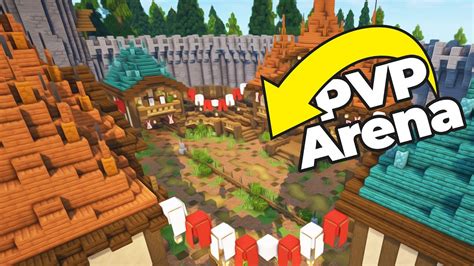 minecraft tutorial   build  huge medieval arena part  youtube
