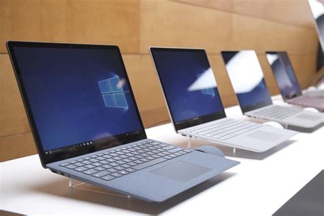hands  surface laptop  microsofts macbook air pcworld