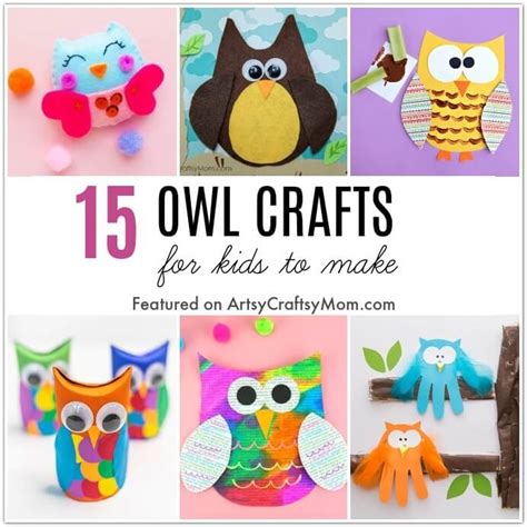 outstanding owl crafts  kids