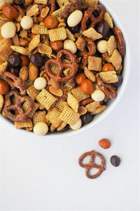 fall harvest chex mix for thanksgiving recipe fall