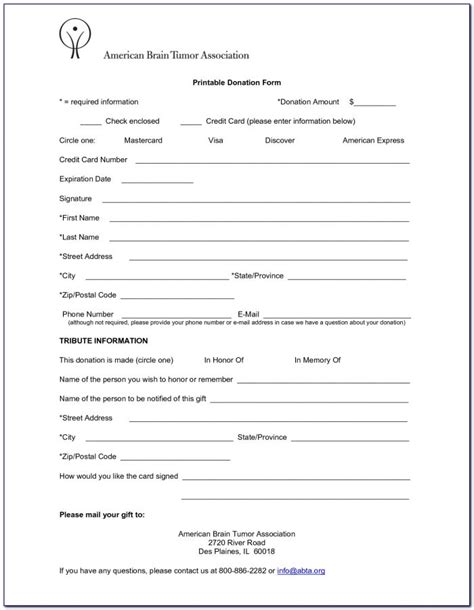 Irs 501 C 3 Donation Form Universal Network