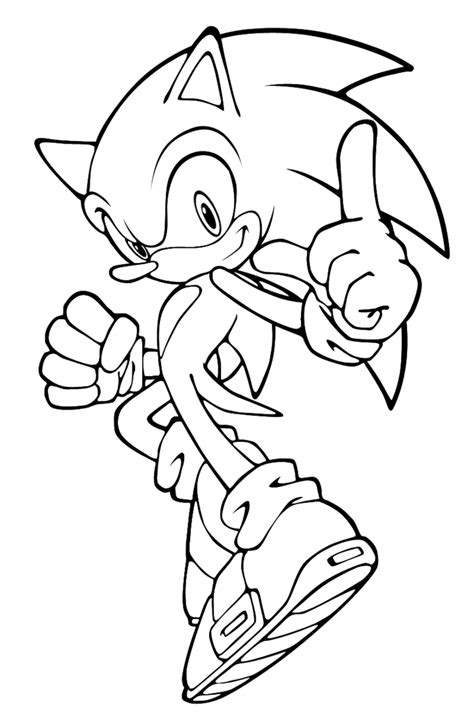 sonic  werehog coloring pages  print   sonic
