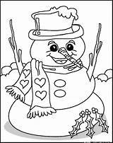 Coloring Winter Pages Kids Printable Color Popular sketch template