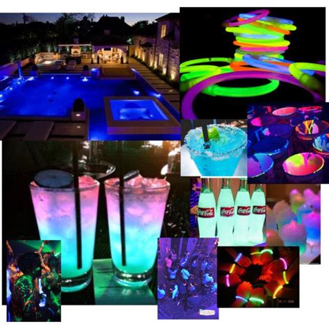 glow in the dark pool party birthday ideas in 2019 pool party decorations summer pool party