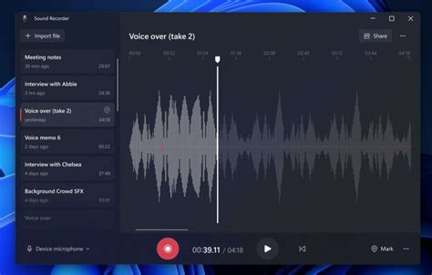microsoft introduces    sound recorder app  windows  pcs