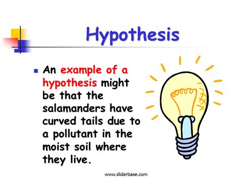 hypothesis psis  science fair