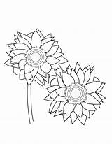 Coloring Sunflower Sonnenblume Ausmalbild Malvorlagen Letzte Bestcoloringpagesforkids sketch template
