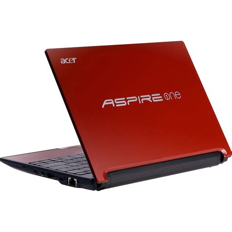 acer aspire   netbook intel atom  gb ram gb hd windows  starter red