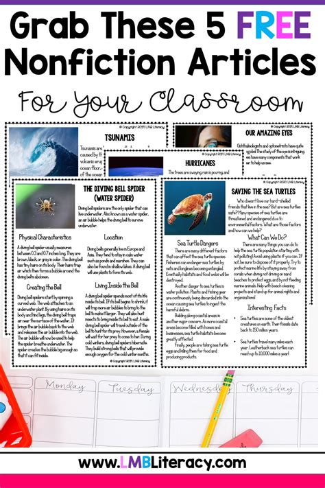 teaching  nonfiction articles    resource nonfiction