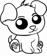 Puppy Kawaii Coloring Pages Printable Kids sketch template
