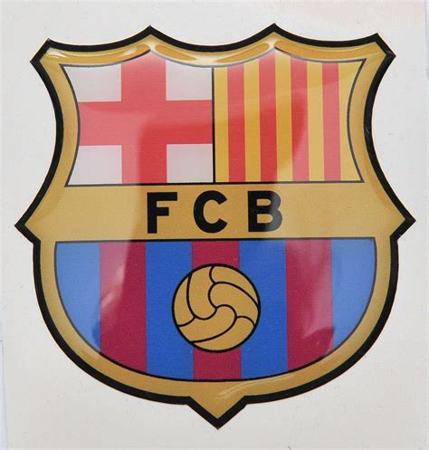 barcelona voetbalclub  sticker embleem koepels etsy