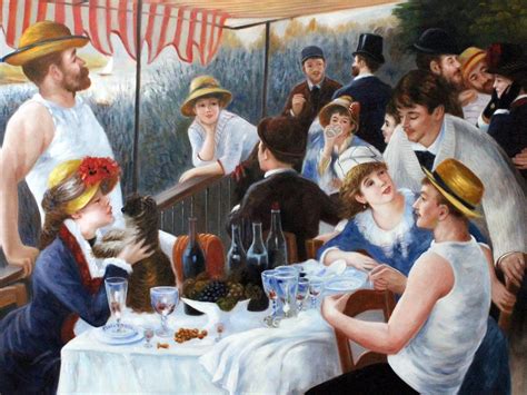 renoir luncheon   boating party reproduction  overstockartcom renoir paintings