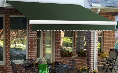 build  wooden awning  patio patio ideas