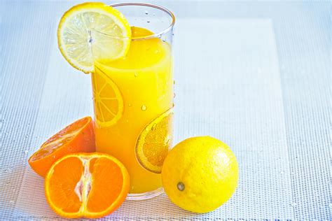 glass  lemon juice  stock photo