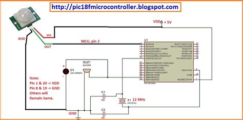 pir sensor wiring diagram