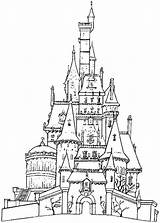 Coloring Castle Pages Drawing Frozen Disney Kingdom Magic Getdrawings Supreme Court Building Paintingvalley sketch template