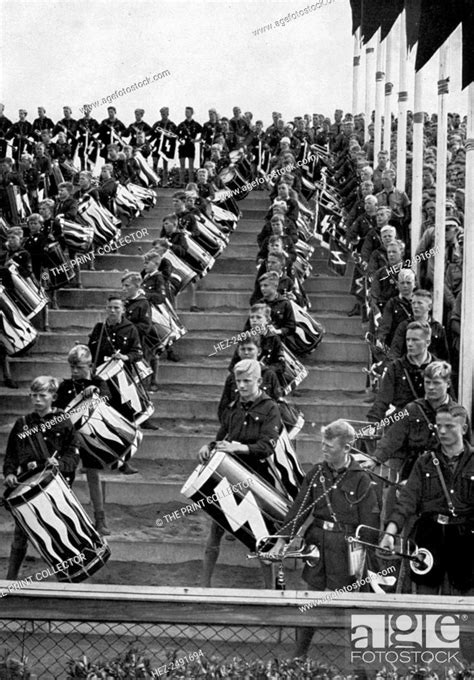 The Hitler Youth Nuremberg Rally Germany 1936 Founded In 1922