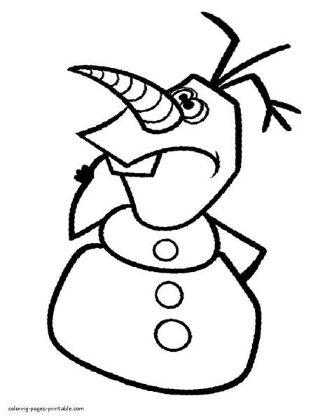 olaf coloring pages coloring pages printablecom
