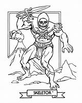 Coloring Pages He Man Skeletor Color Print Book Template sketch template