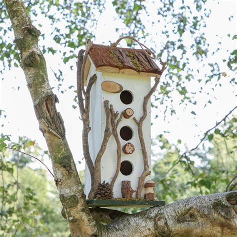 personalised dove cottage  tier bird house  dibor notonthehighstreetcom