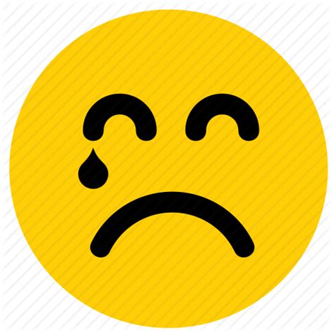 Cry Crying Emoji Emoticon Face Sad Tears Icon
