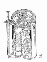 Lord 40k Primarch sketch template