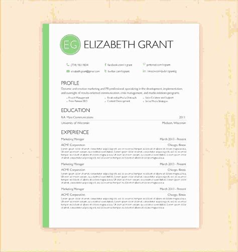 absolutely  printable resume templates printable templates