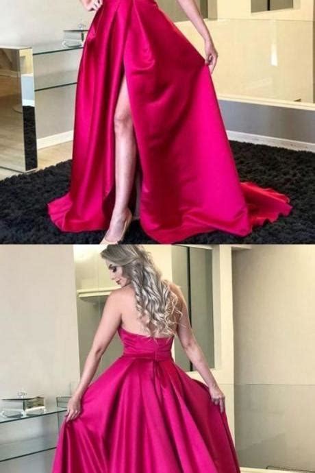 hot sheering fuchsia dots cape sleeves full length prom dress long formal dress on luulla