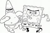 Spongebob Angry Mahomes sketch template