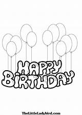 Birthday Happy Coloring Pages Personalized Printable Getcolorings Print Card Color sketch template