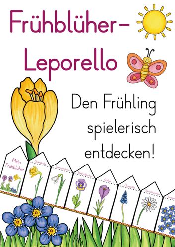 leporello fruehblueher unterrichtsmaterial  den faechern