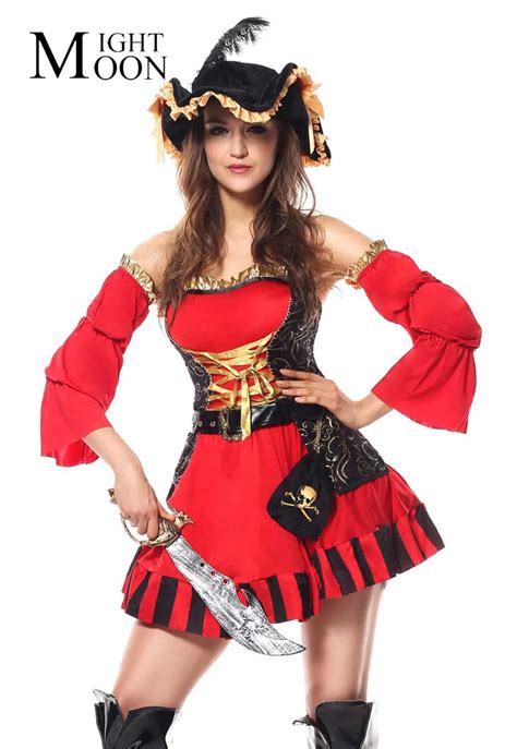 moonight carnival apparel luxury pirate costume cosplay fancy dress adult deguisement halloween