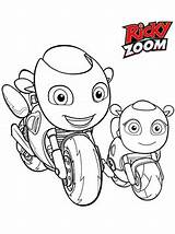 Ricky Zoom Pages Dad Fun Kids Coloring sketch template