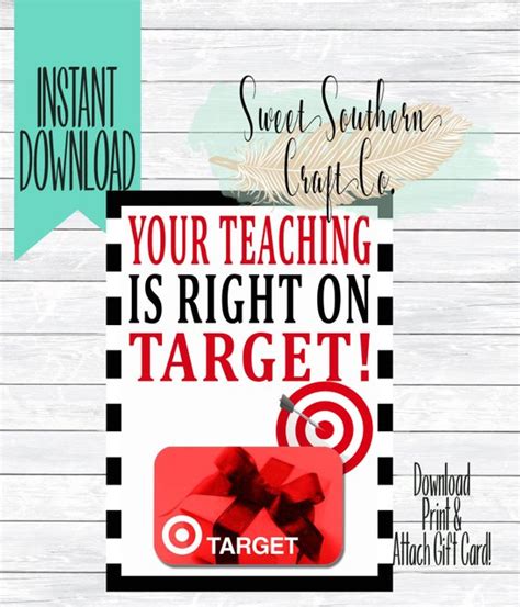 instant downloadyour teaching    targettarget gift card