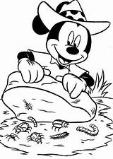 Safari Mickey Coloring Pages Mouse Popular sketch template