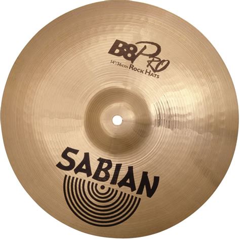 Sabian B8 Pro Rock Hi Hat Cymbals Zzounds