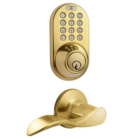 keyless entry deadbolt  lever handle door lock combo pack  electronic digital keypad
